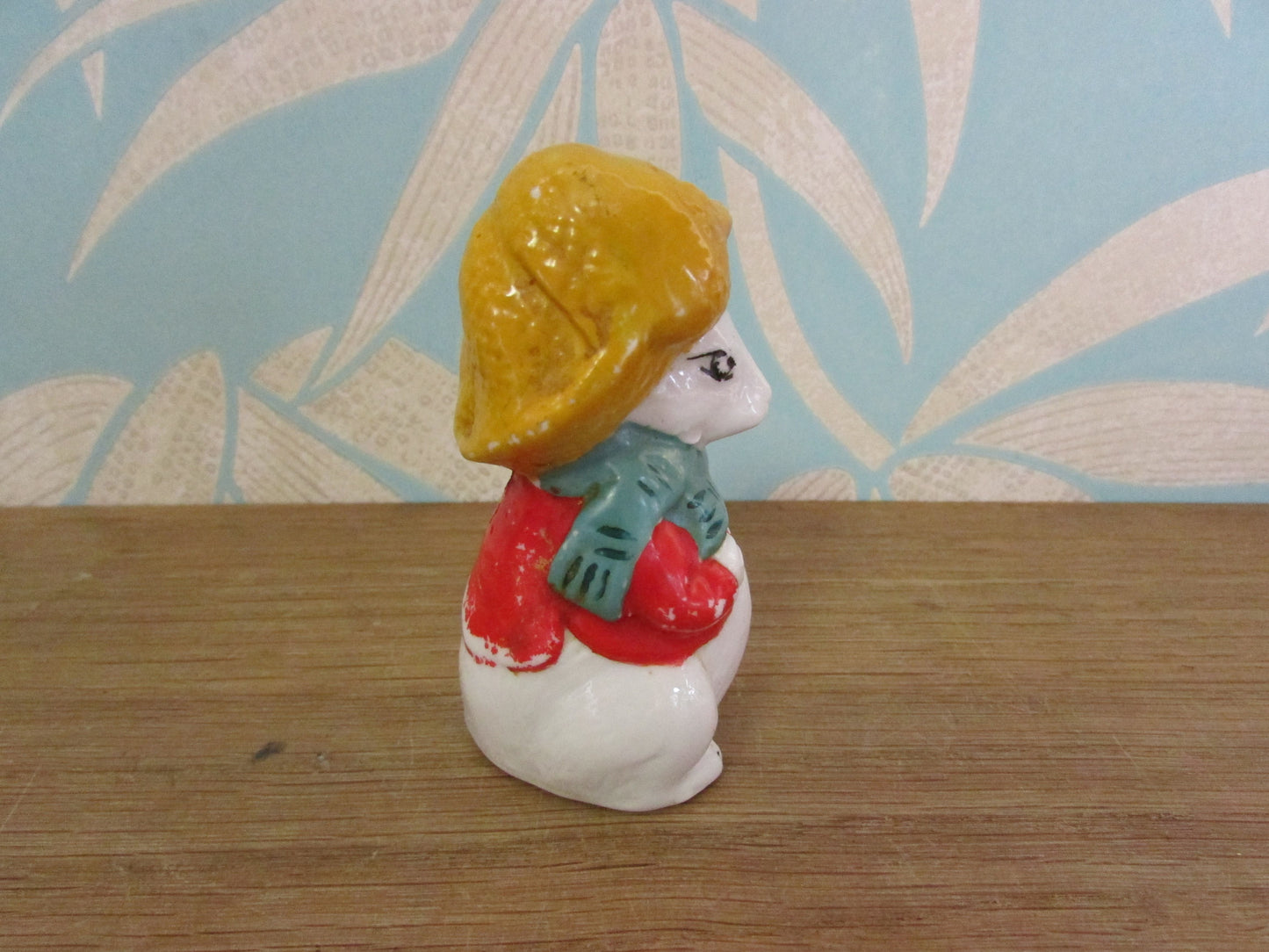 Vintage ceramic hand-painted mice salt & pepper set