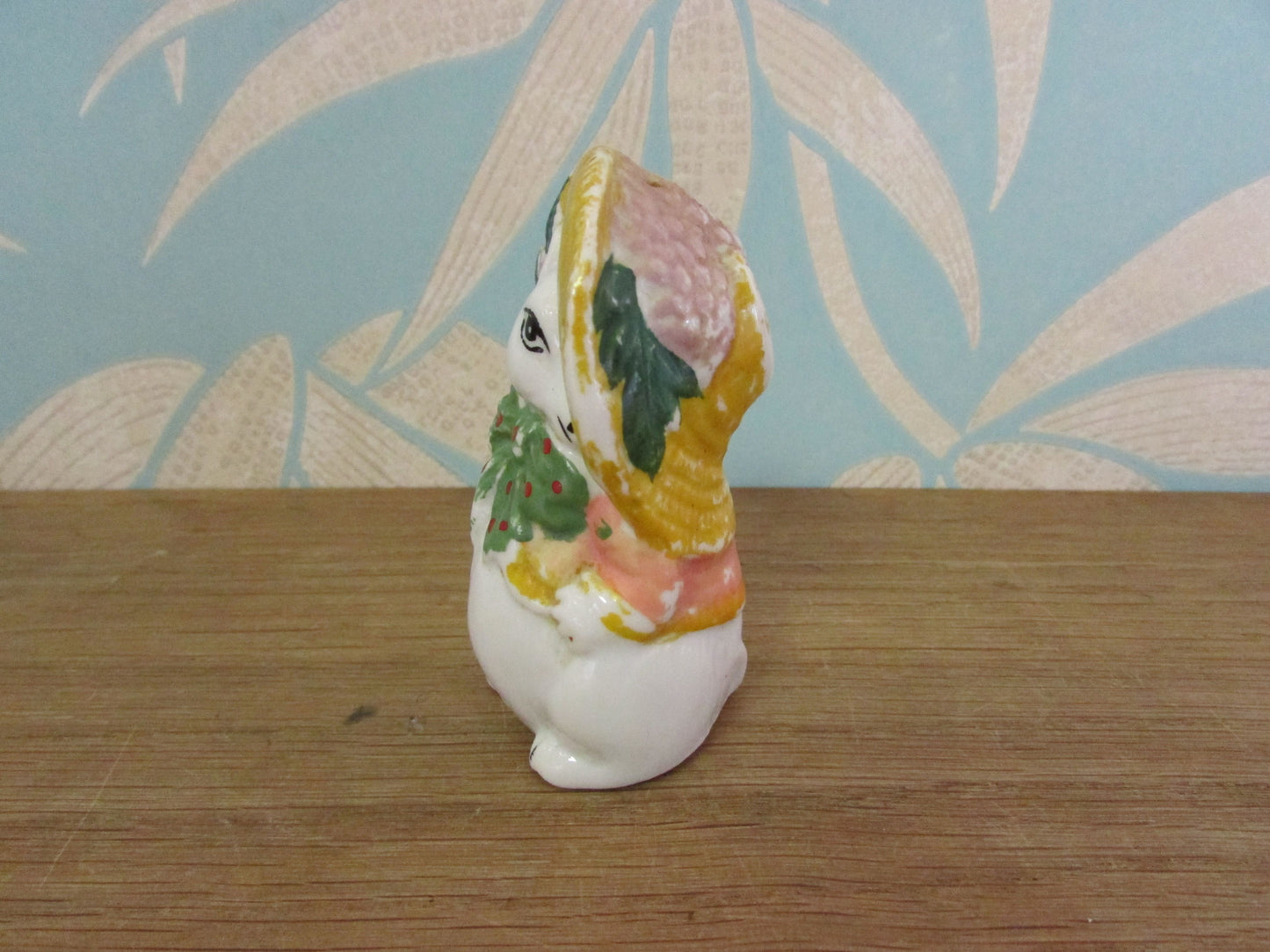 Vintage ceramic hand-painted mice salt & pepper set