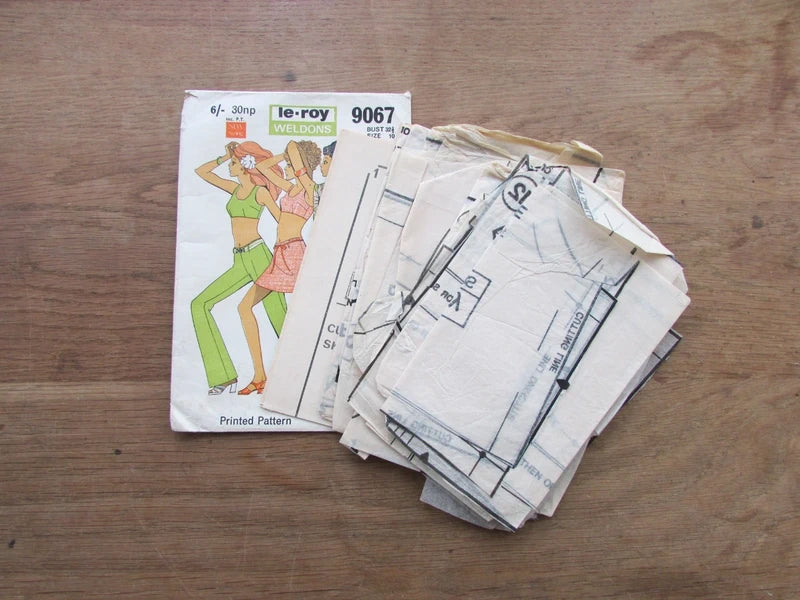 Part cut 1960s Le Roy Weldons 9067 sewing pattern for separates, size 10 (complete)