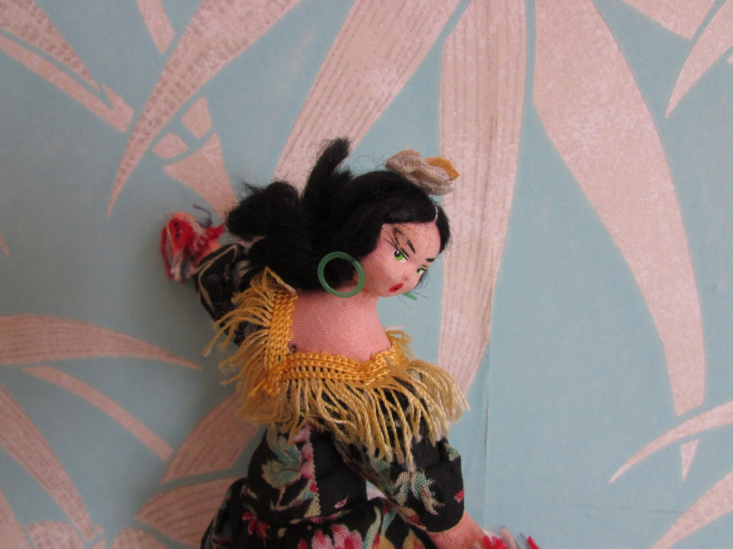 Rare & very collectable vintage Layna Flamenco dancer art doll, made in Barcelona