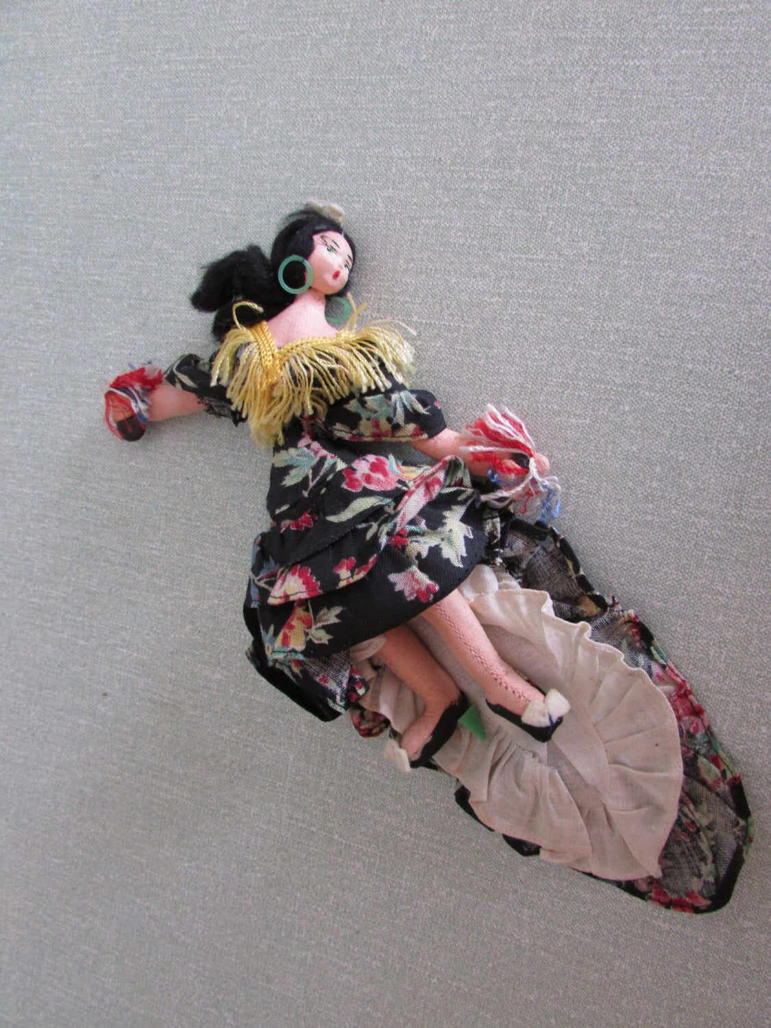 Rare & very collectable vintage Layna Flamenco dancer art doll, made in Barcelona