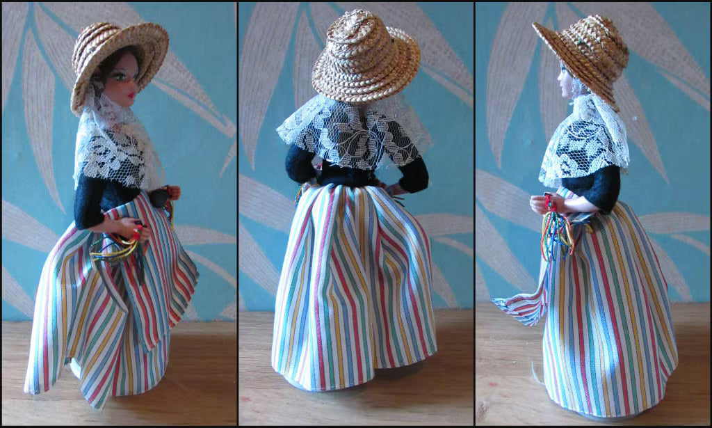 Vintage Marin Chiclana Spanish Ibezan souvenir/folk doll