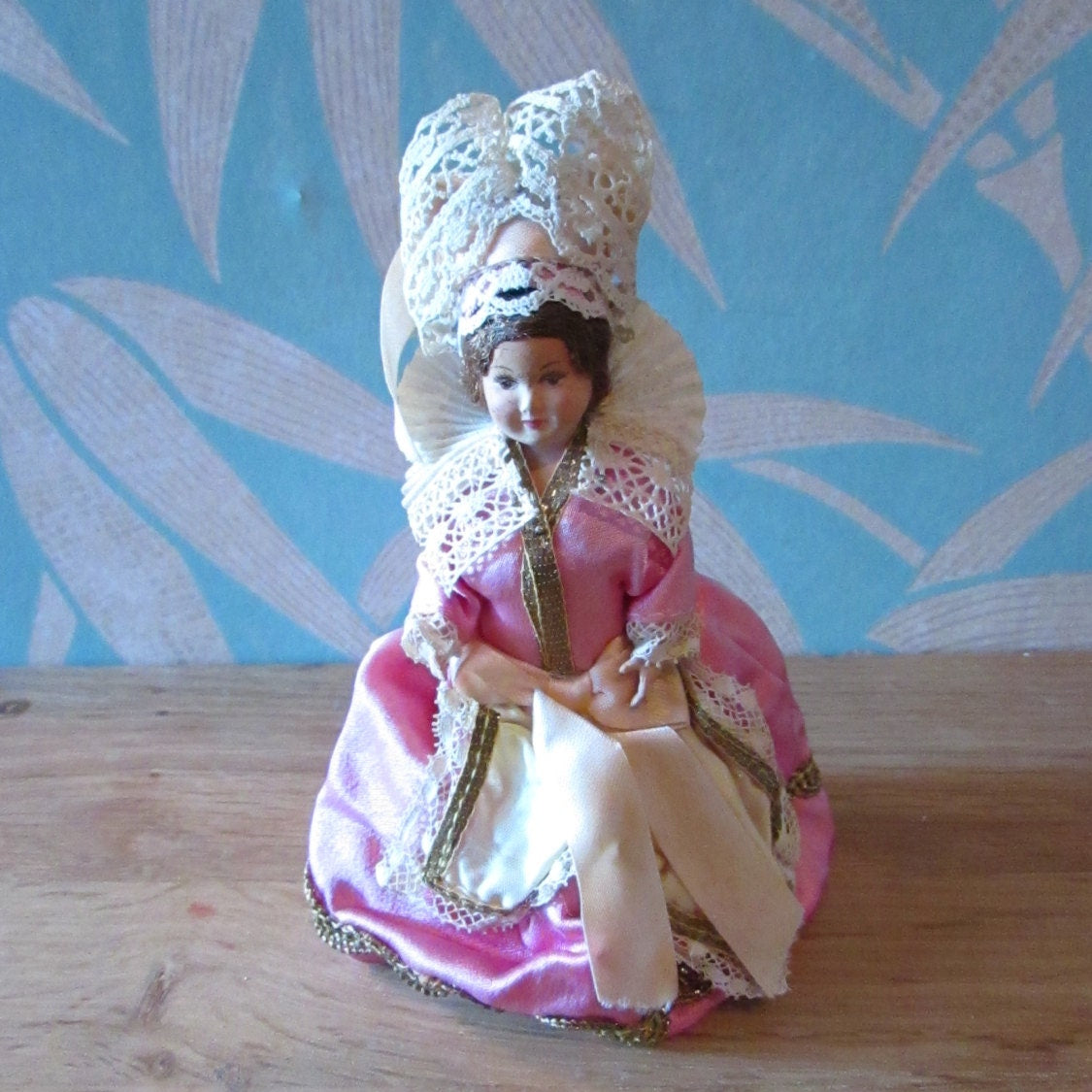 1940s/50s French Breton celluloid souvenir/folk doll