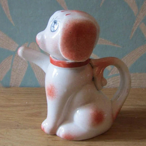 circa. 1950s ceramic puppy/dog teapot, made in China