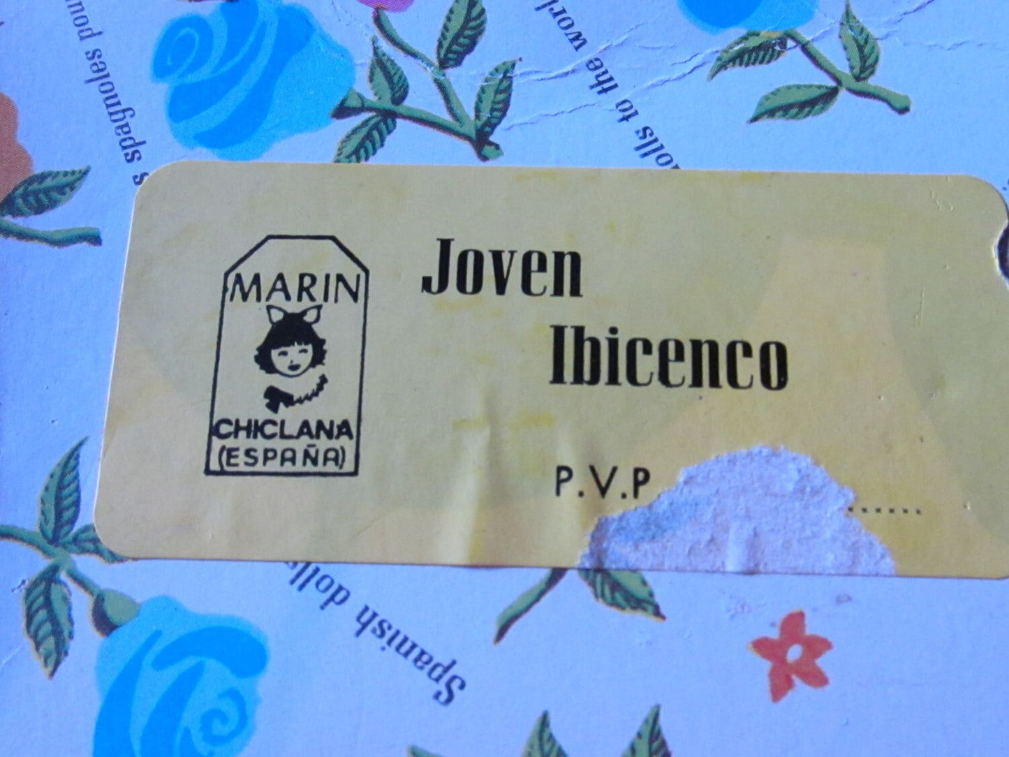 Vintage Marin Chiclana Spanish Ibezan souvenir/folk doll