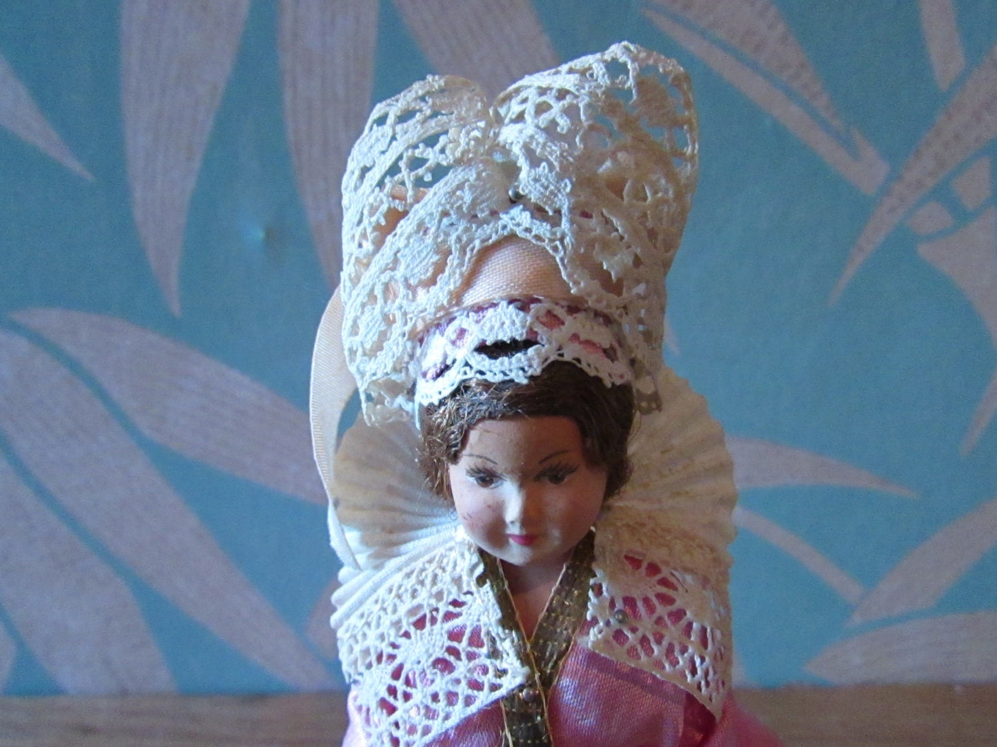 1940s/50s French Breton celluloid souvenir/folk doll