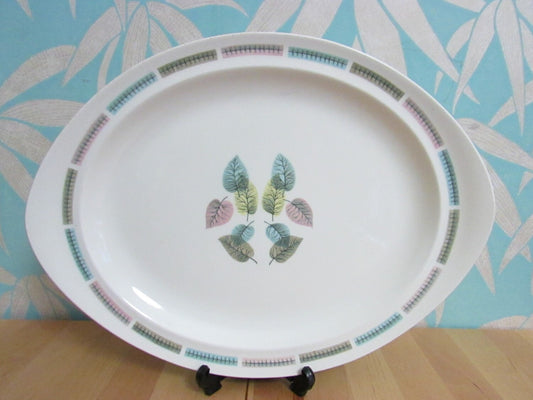 1950s Wedgwood Seander Barlaston large oval serving platter