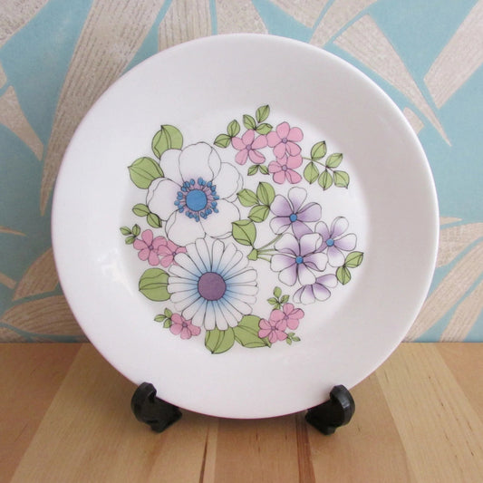Set of 6 1960s HT (Hostess Tableware) "Angelique" tea/cake plates