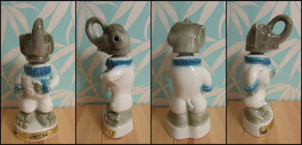 1968 Jim Bean Elephant Beamstrophy whisky decanter