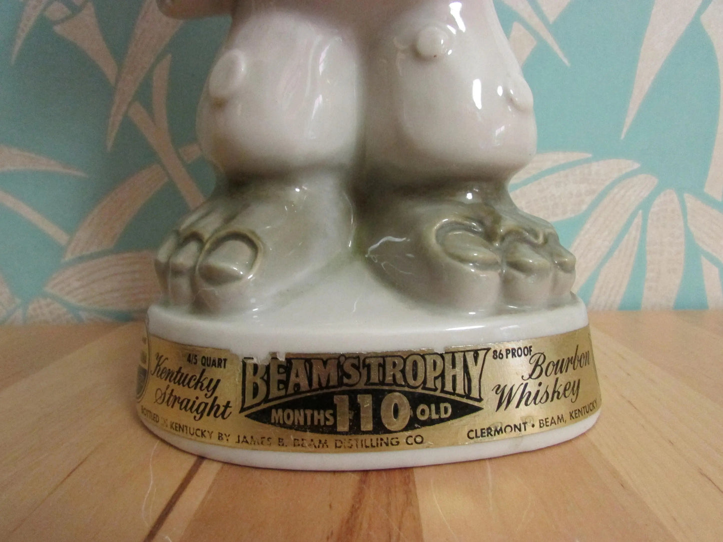 1968 Jim Bean Elephant Beamstrophy whisky decanter