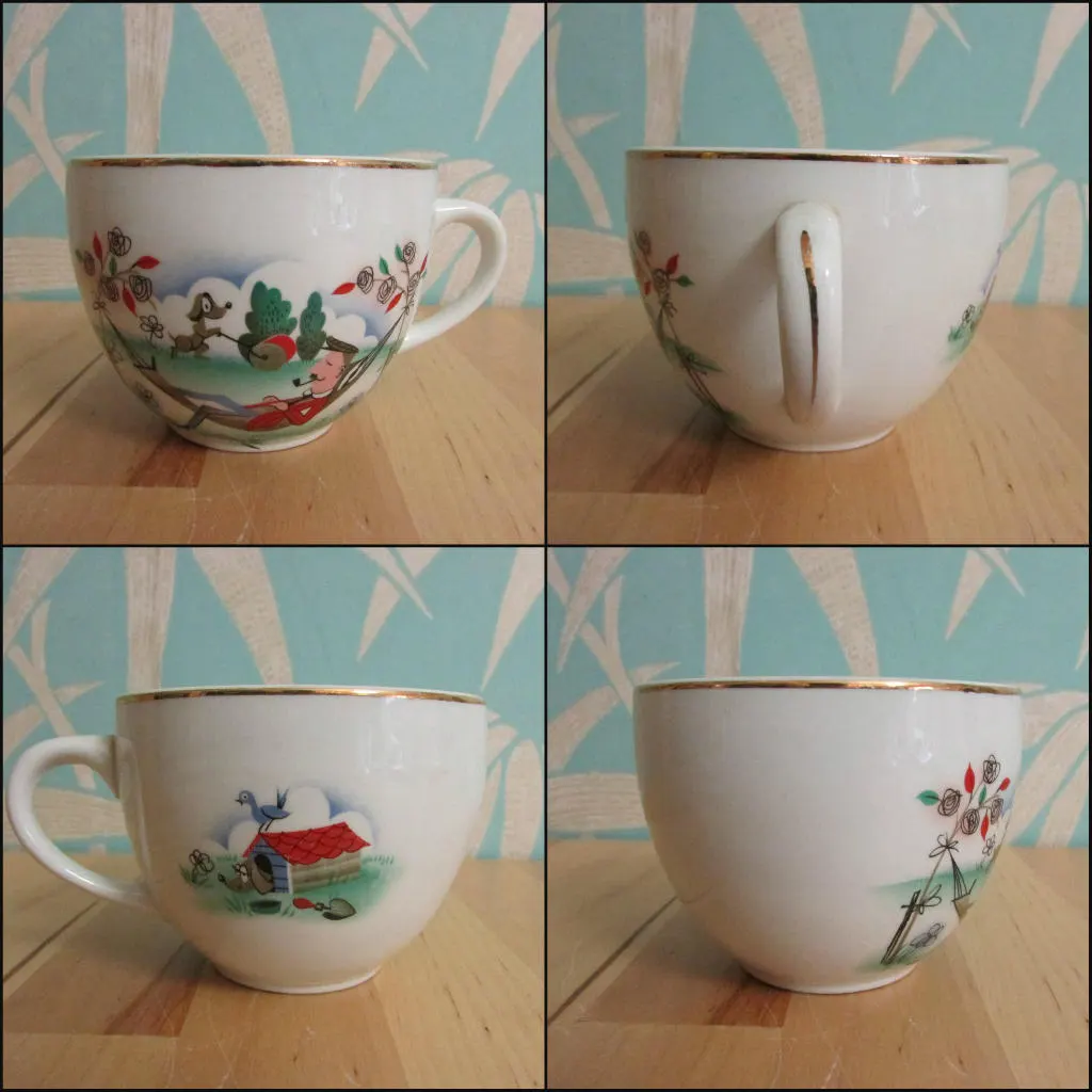1960s Ridgway Potteries "Father" teacup & saucer