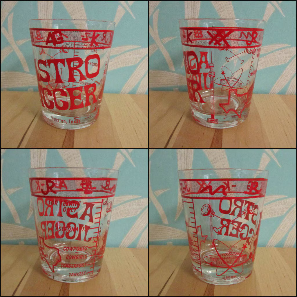Vintage Astro Jigger large shot glass
