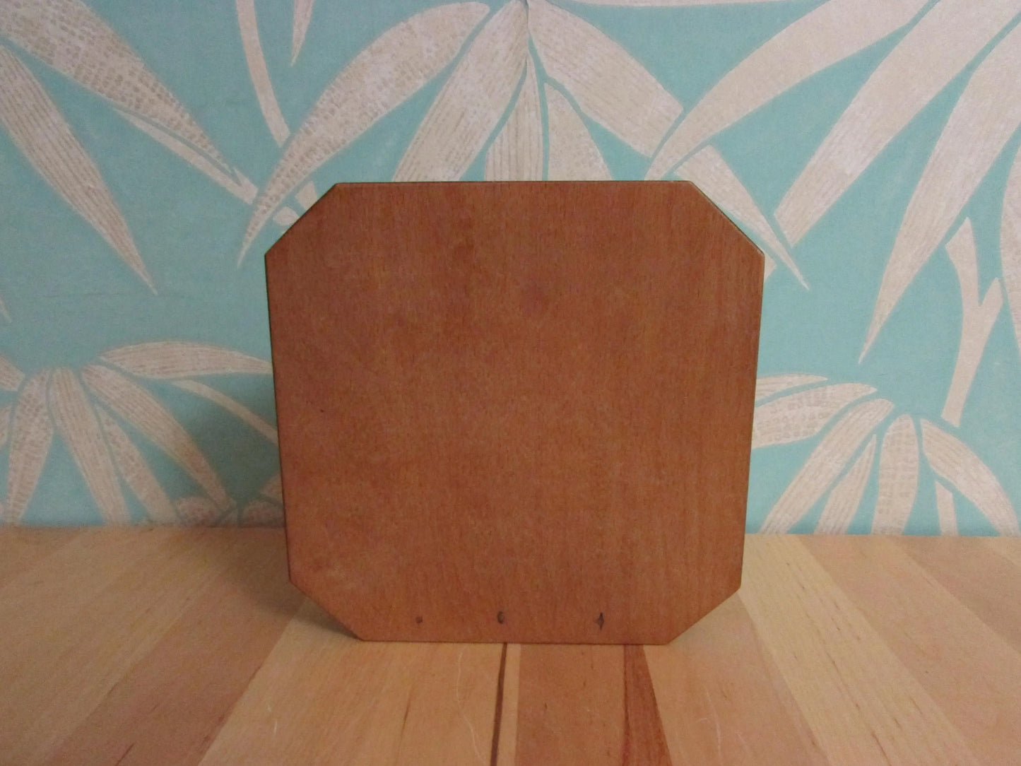 Vintage hand-painted wooden horseshoe letter rack