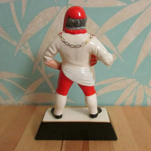 1960s Carlton Ware "Pick Flowers Brewmaster" ceramic advertising figurine