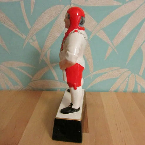 1960s Carlton Ware "Pick Flowers Brewmaster" ceramic advertising figurine