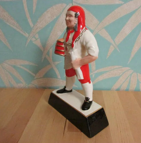 1960s Carlton Ware "Pick Flowers Brewmaster" ceramic advertising figurine