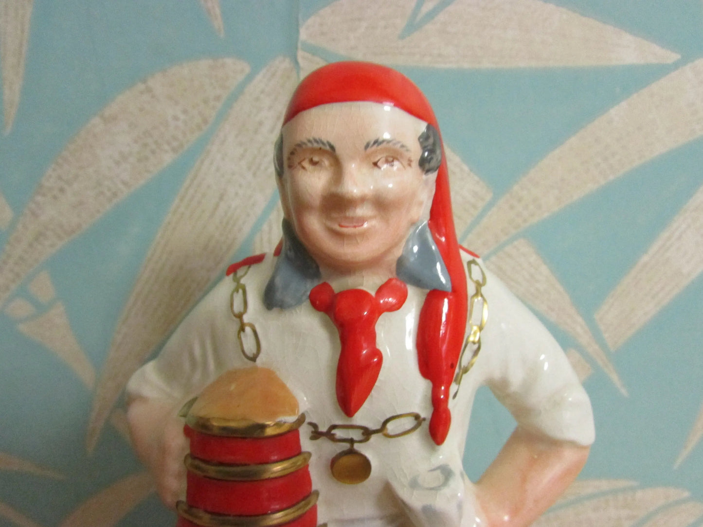 circa. 1960s Carlton Ware "Pick Flowers Brewmaster" ceramic advertising figurine