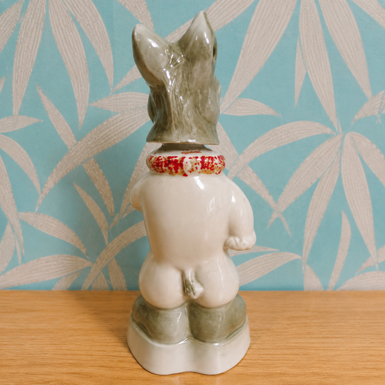 1968 Jim Bean Beams Trophy ceramic donkey whisky decanter
