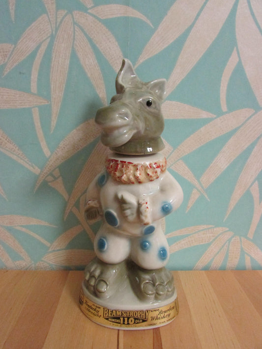 1968 Jim Bean Donkey Beamstrophy whisky decanter