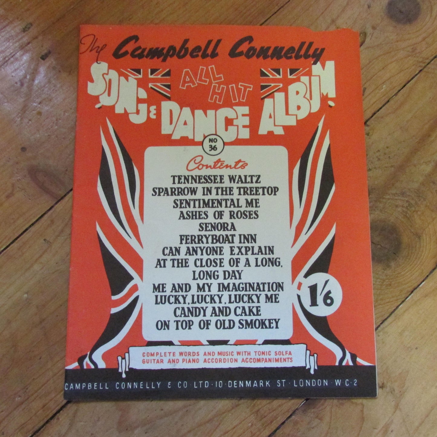 Sheet music for The Campbell Connelly All Hit Song & Dance Album (Softback, 1948)