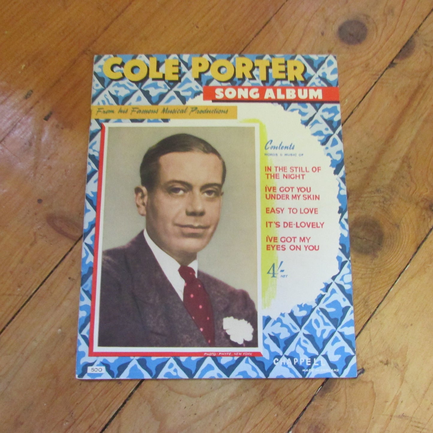 Vintage Cole Porter song album from his famous musical productions (Softback)
