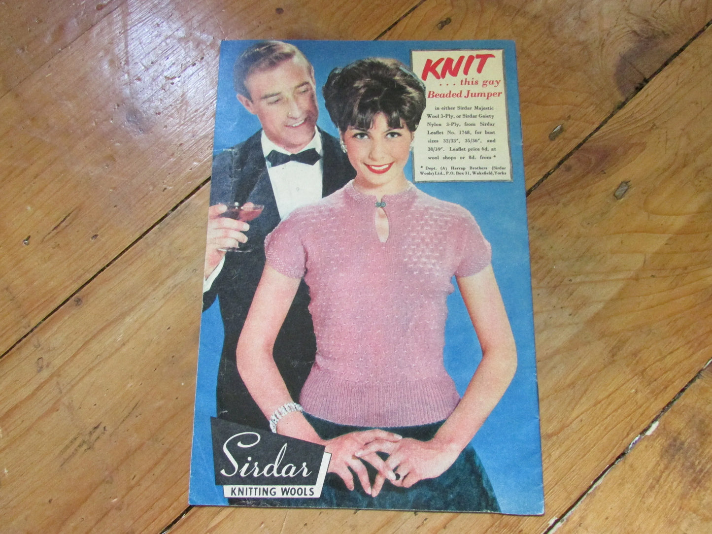 Vintage Woman's Own 16-page knitting booklet "For You and for Him"