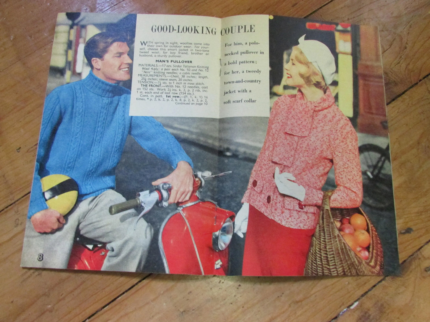 Vintage Woman's Own 16-page knitting booklet "For You and for Him"