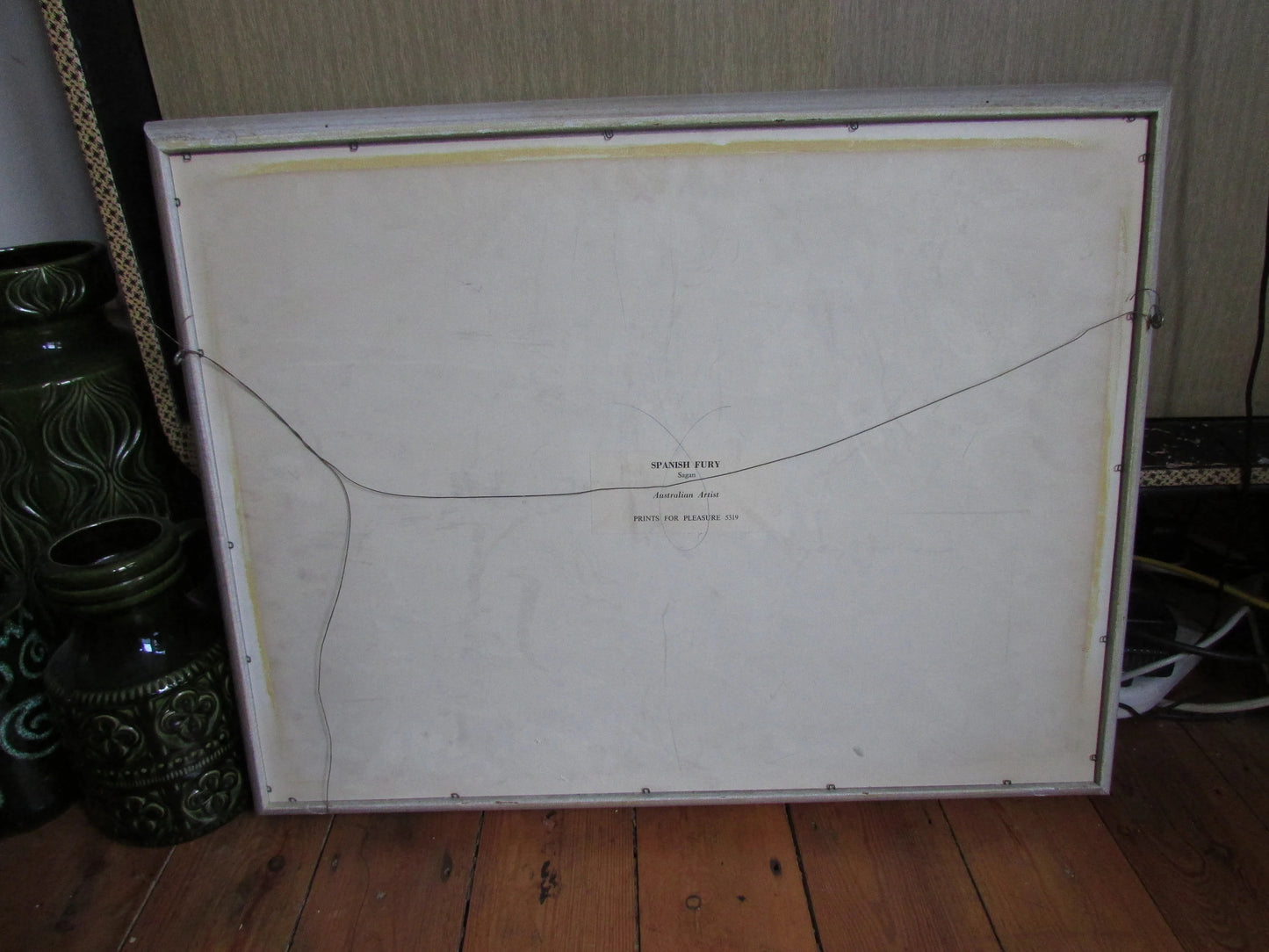 1960s Spanish Fury Sagan framed print by Australian artist