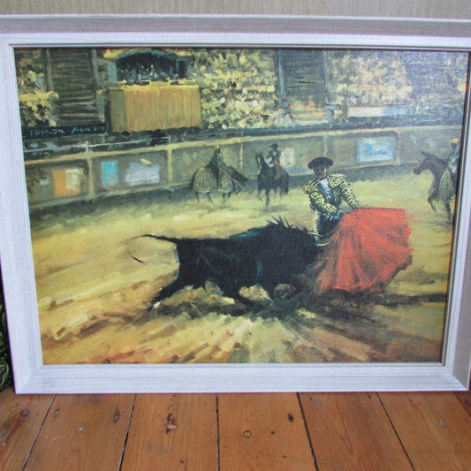 1960s Spanish Fury Sagan framed print by Australian artist