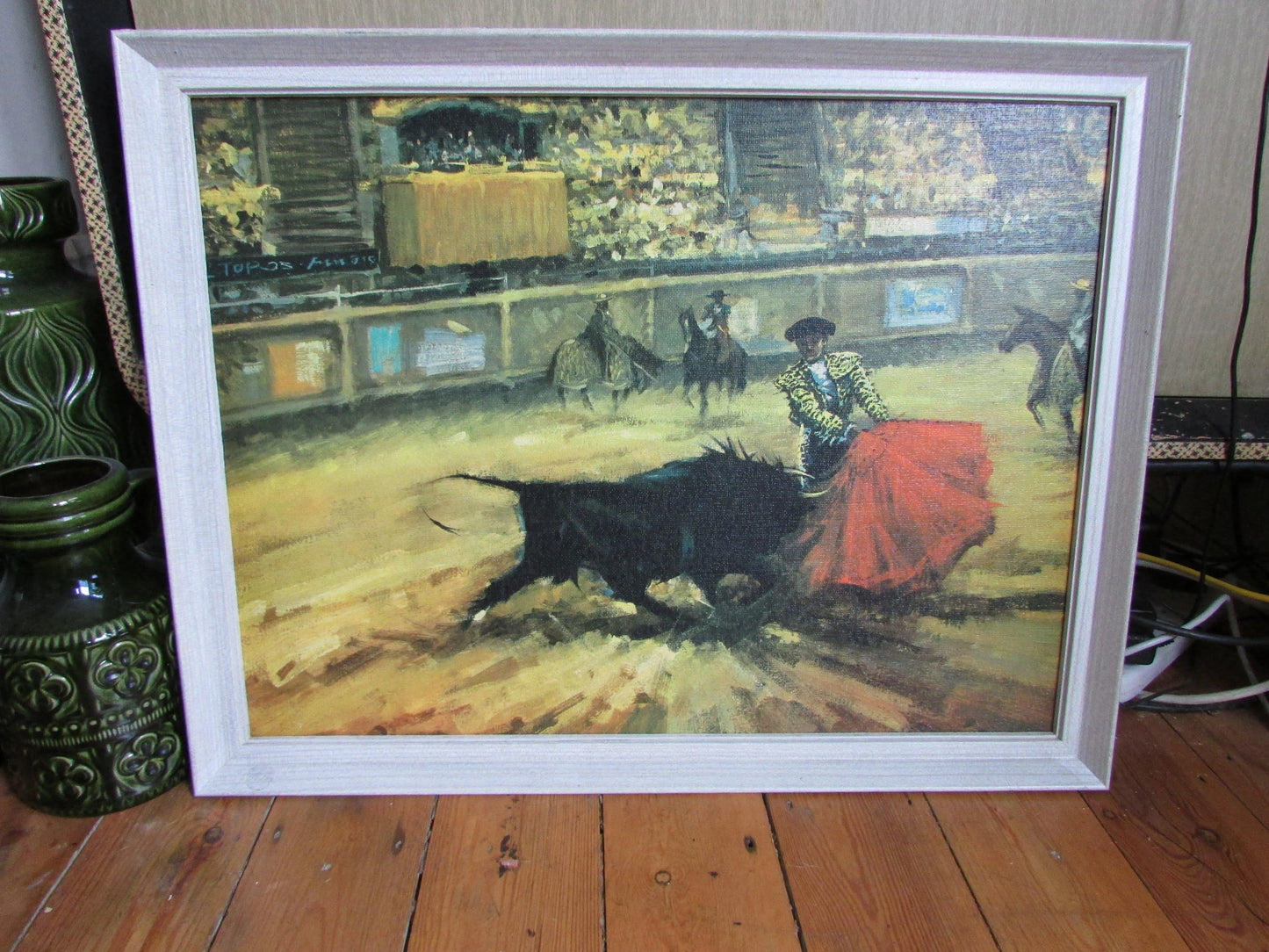 1960s Spanish Fury Sagan framed print by Australian artist