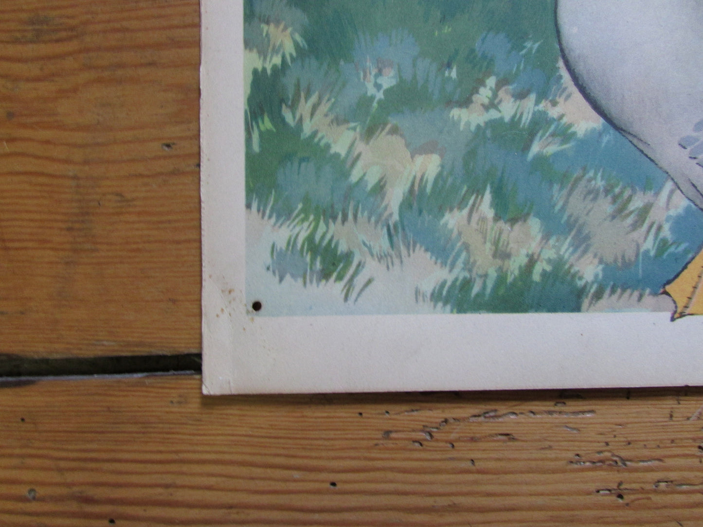1950s vintage school poster "Farmyard Animals"