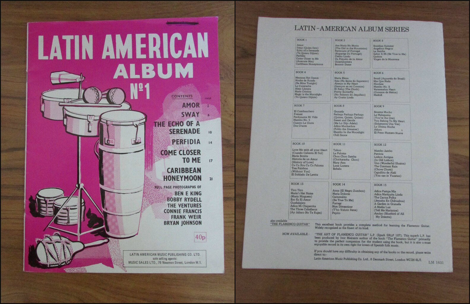 Latin American Album sheet music, songbook (Softback, 1960/70s)