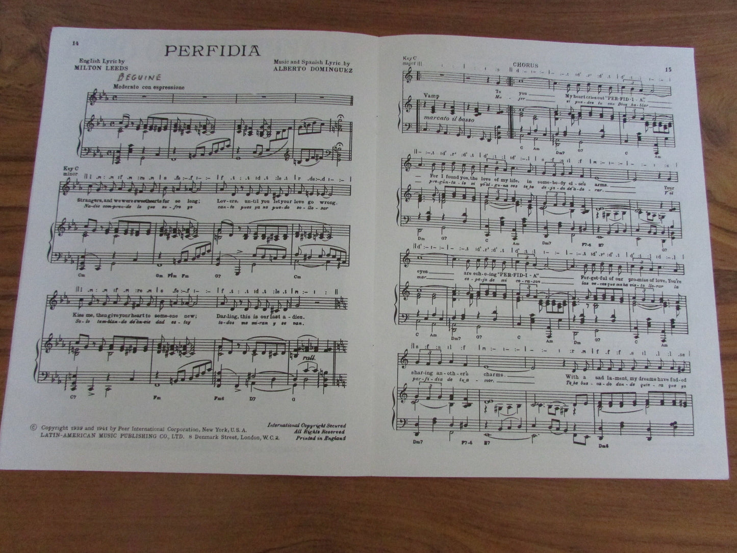 Latin American Album sheet music, songbook (Softback, 1960/70s)