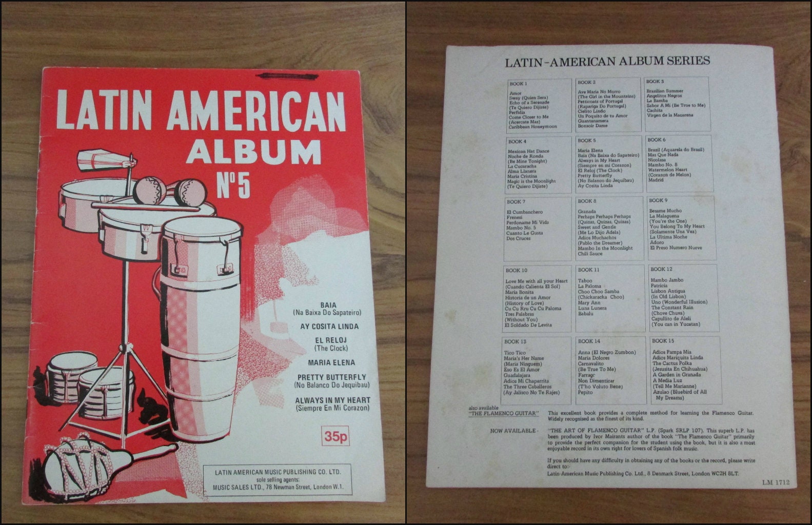 Latin American Album sheet music, songbook (Softback, 1960/70s)