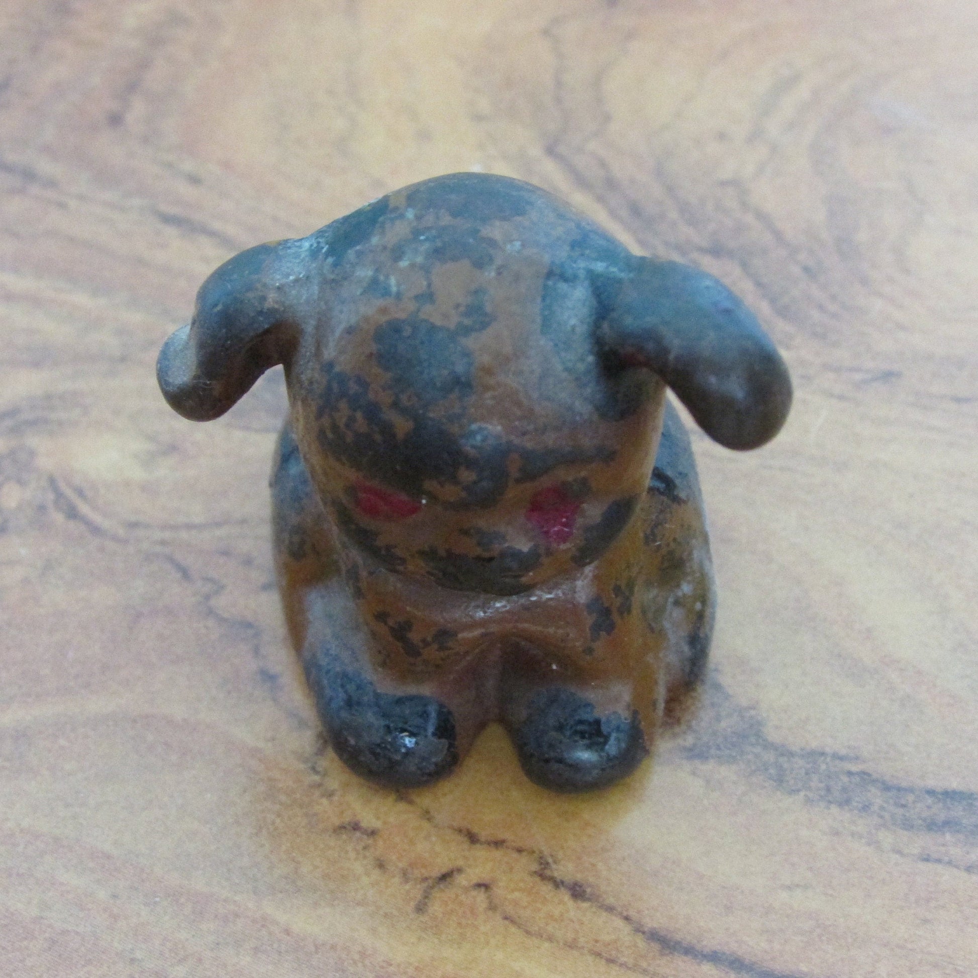 Vintage miniature cast iron Hubley Fido puppy figurine