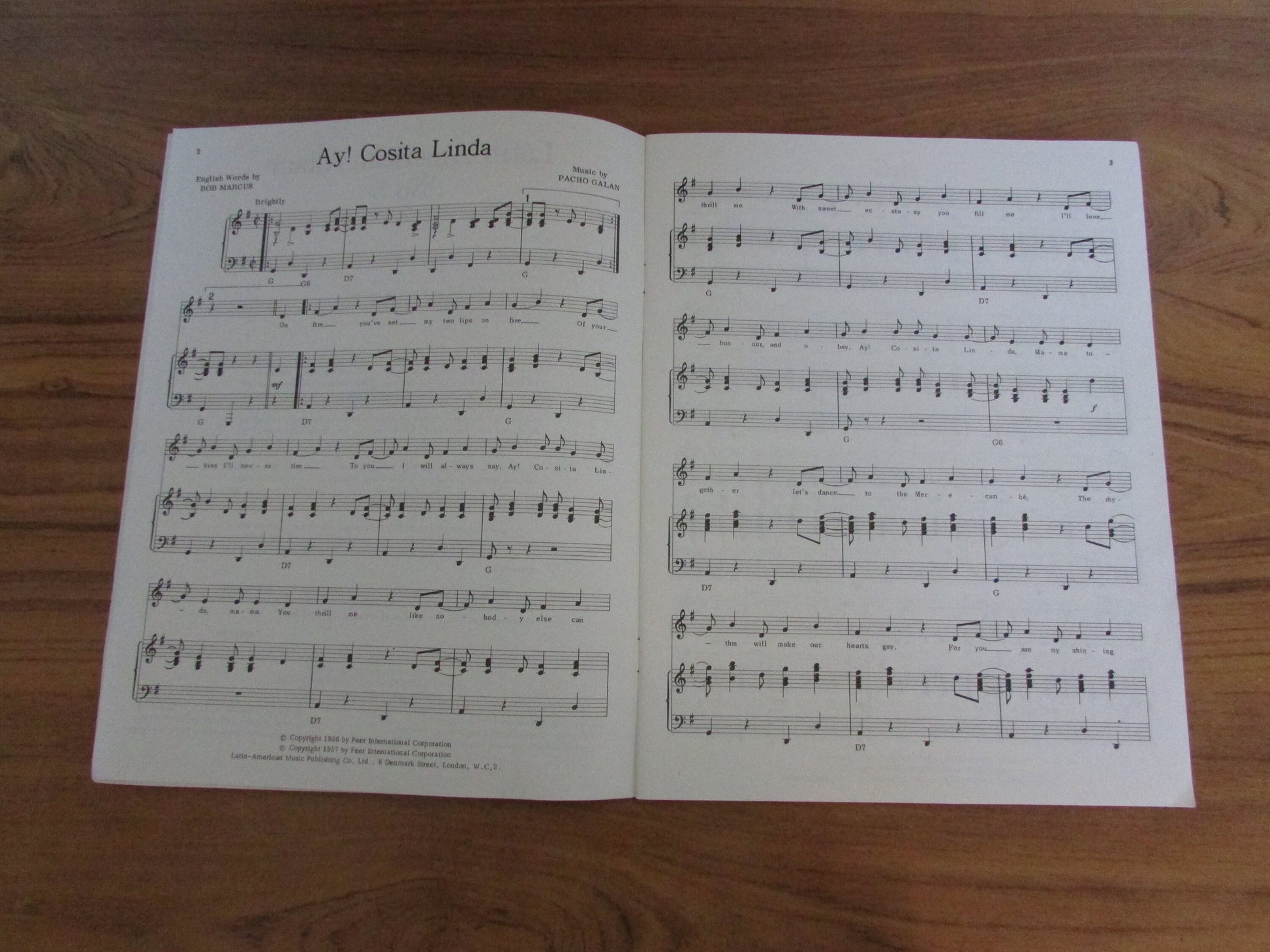 Latin American Album sheet music, songbook (Softback, 1960/70s)
