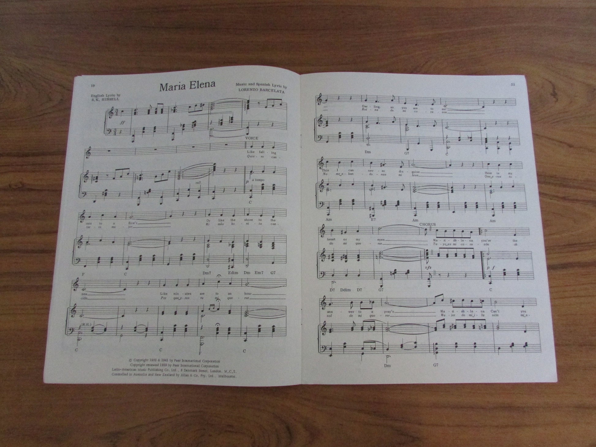 Latin American Album sheet music, songbook (Softback, 1960/70s)
