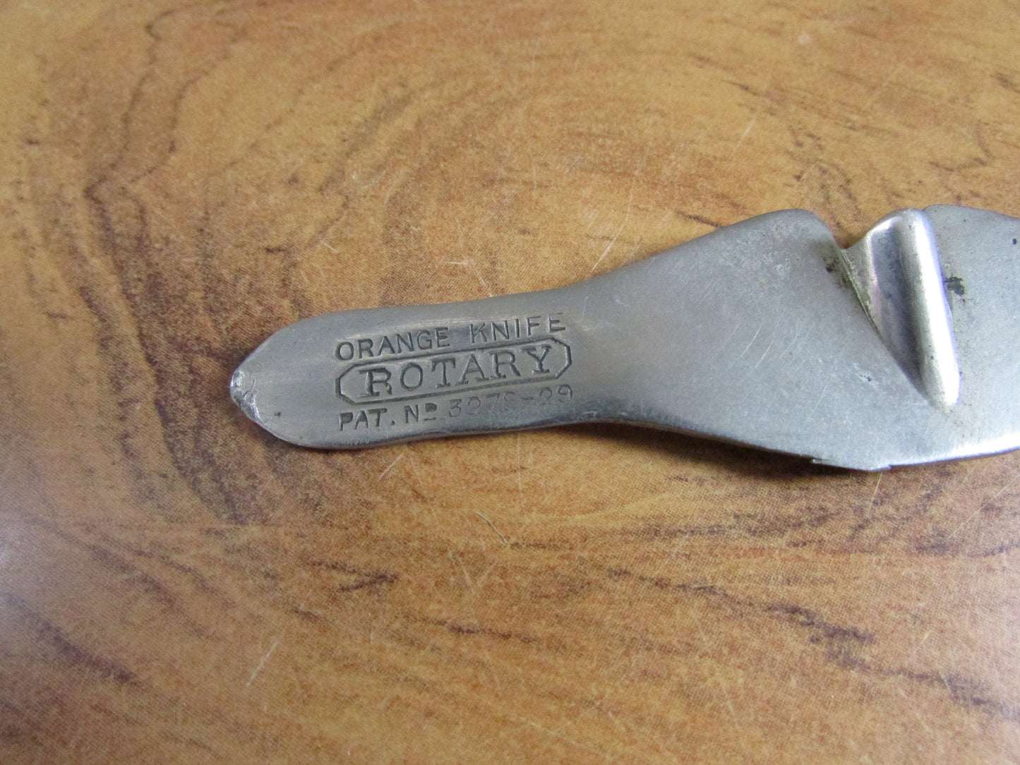 circa. 1940s green-handled Rotary orange knife/peeler