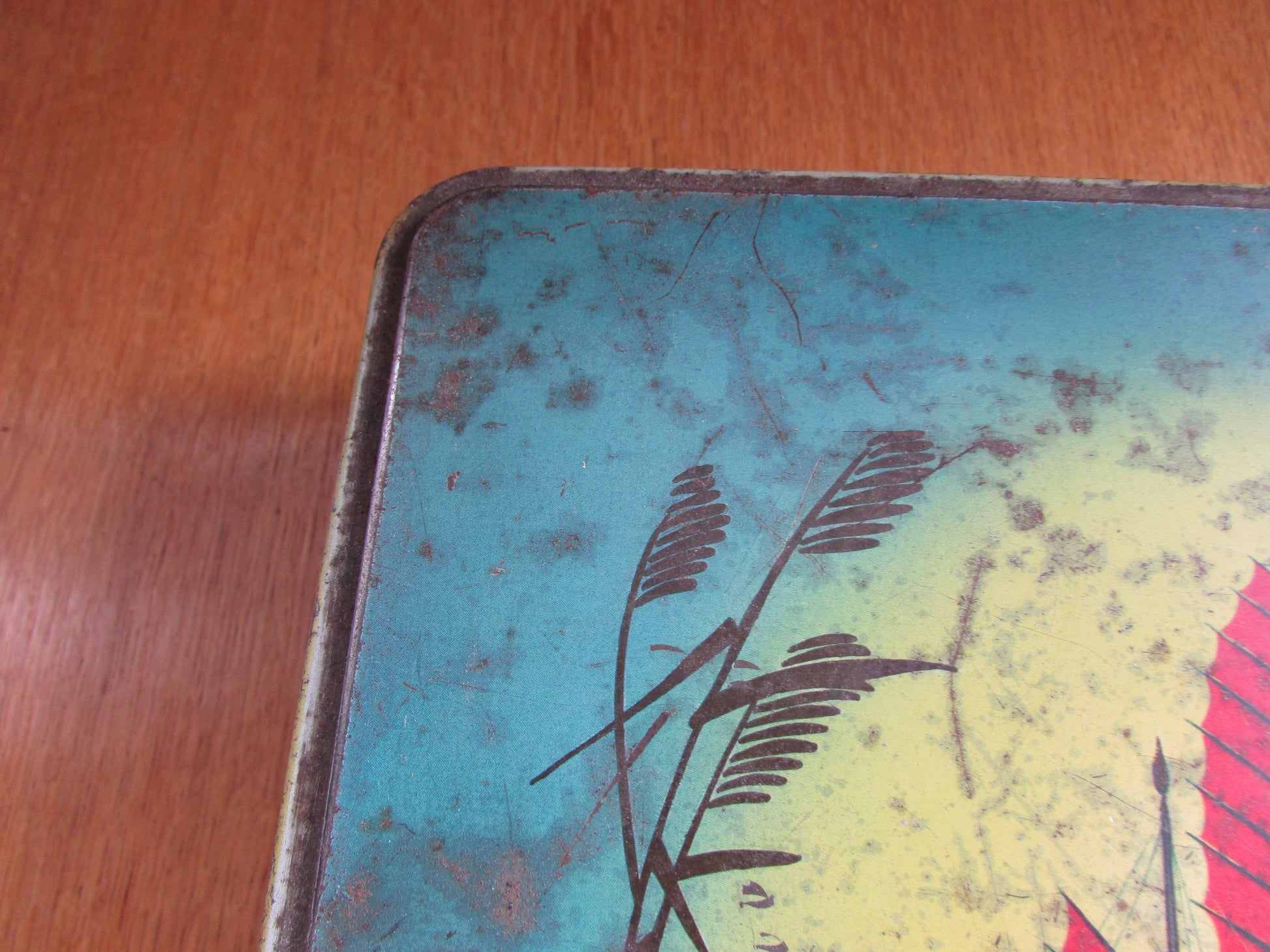 Mid-century CWS Ltd Crumpsall Cardiff & Harlow "Full Sail" biscuit tin