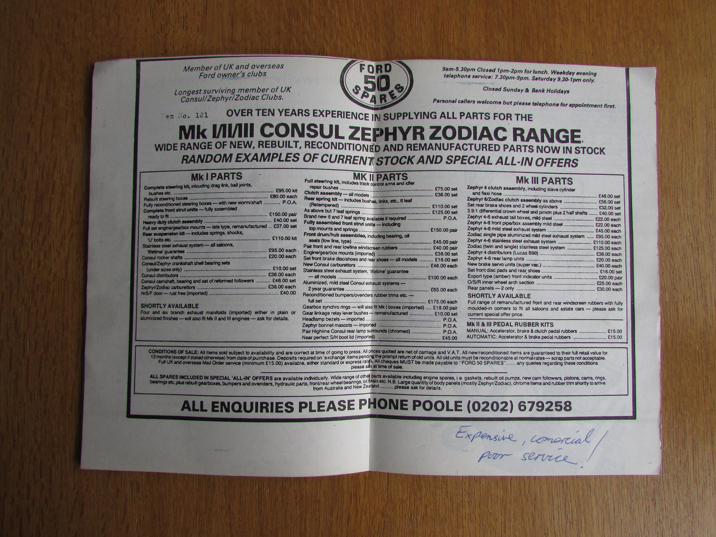 1989 MKII Independent Owners Club fanzine