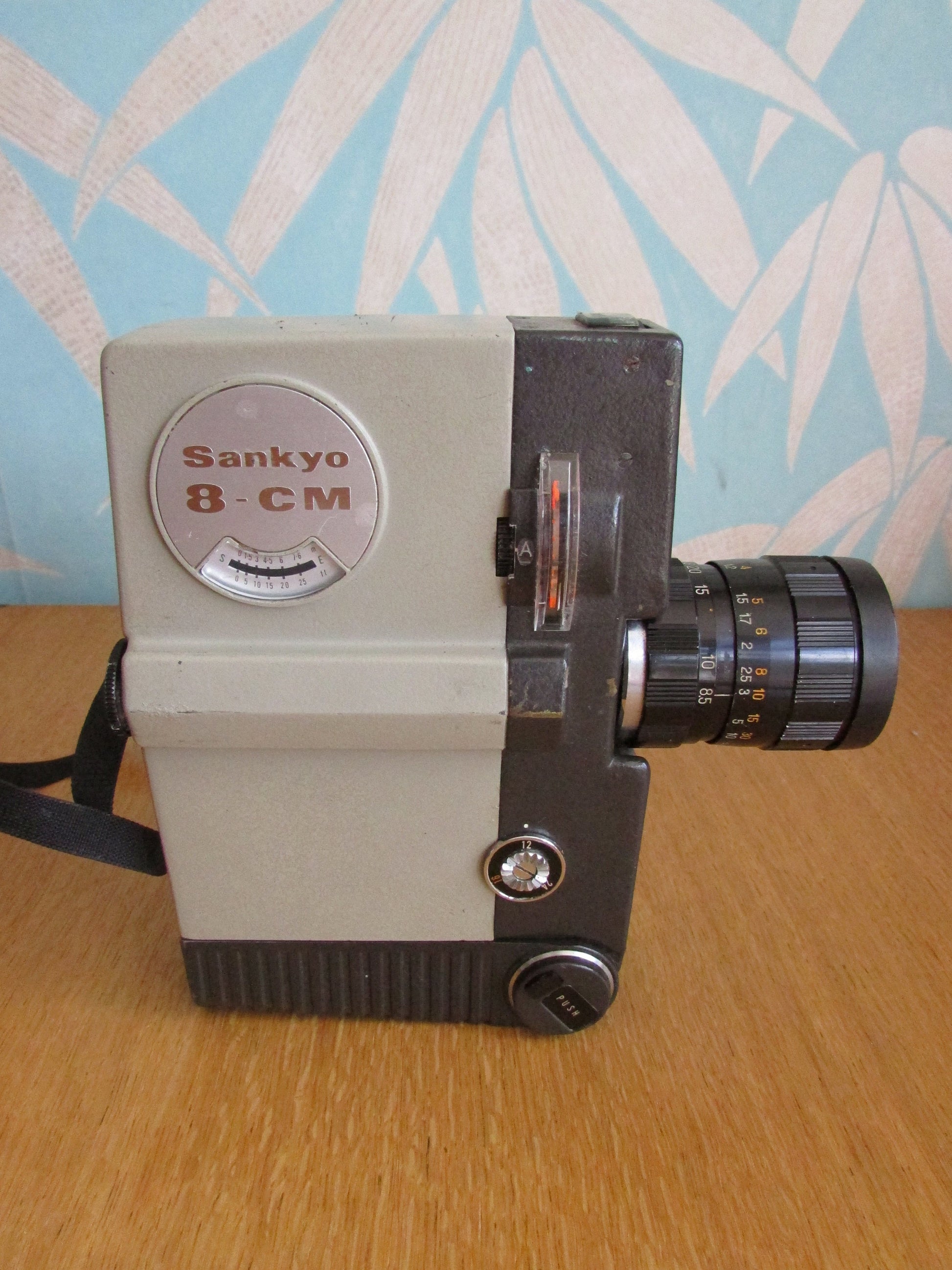 1960s Sankyo 8-cm micro zoom cine camera with case, & lens holder