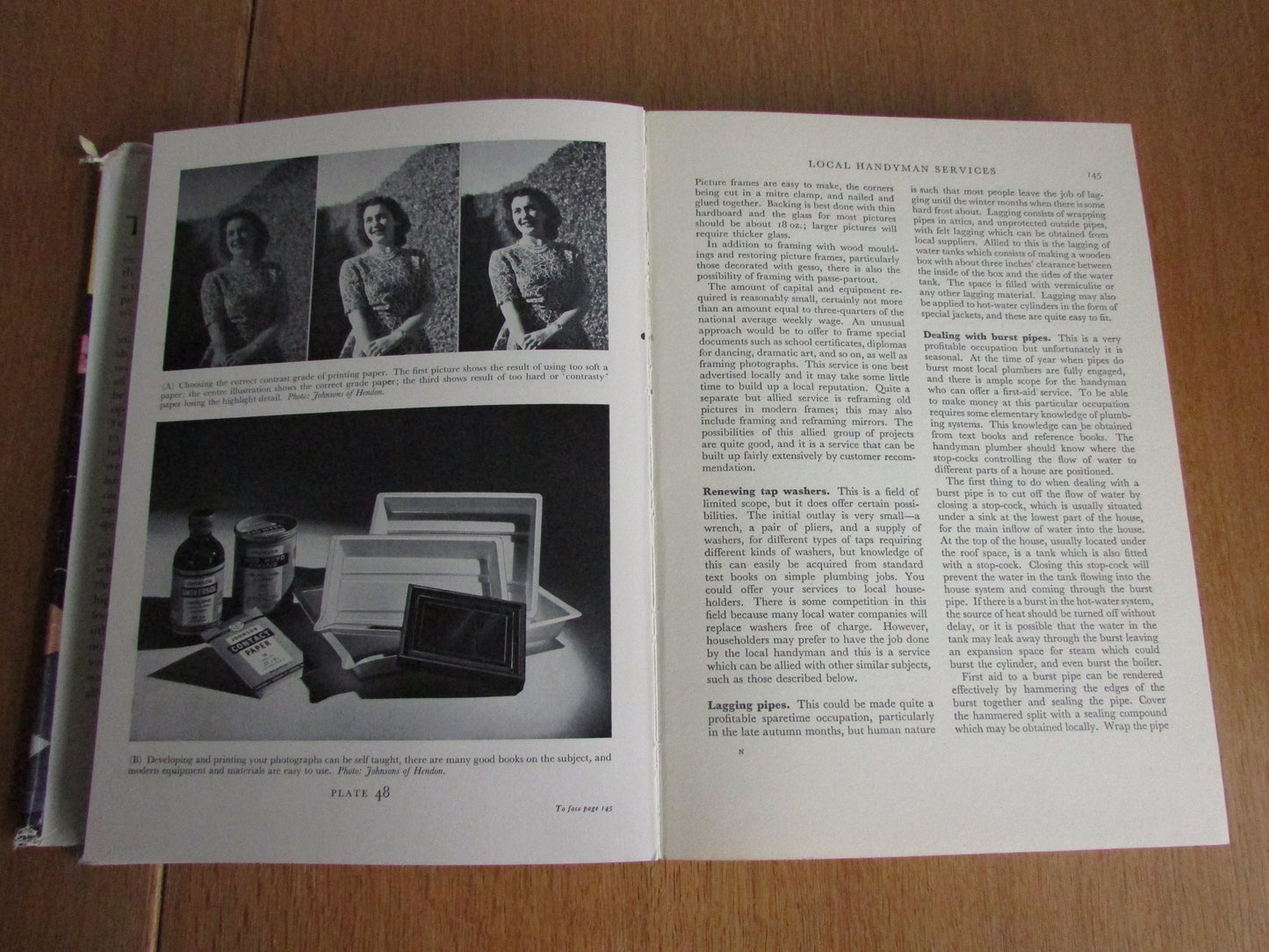 LEISURE 101 Ways of Making a Spare Time Income (Hardback, 1950s)