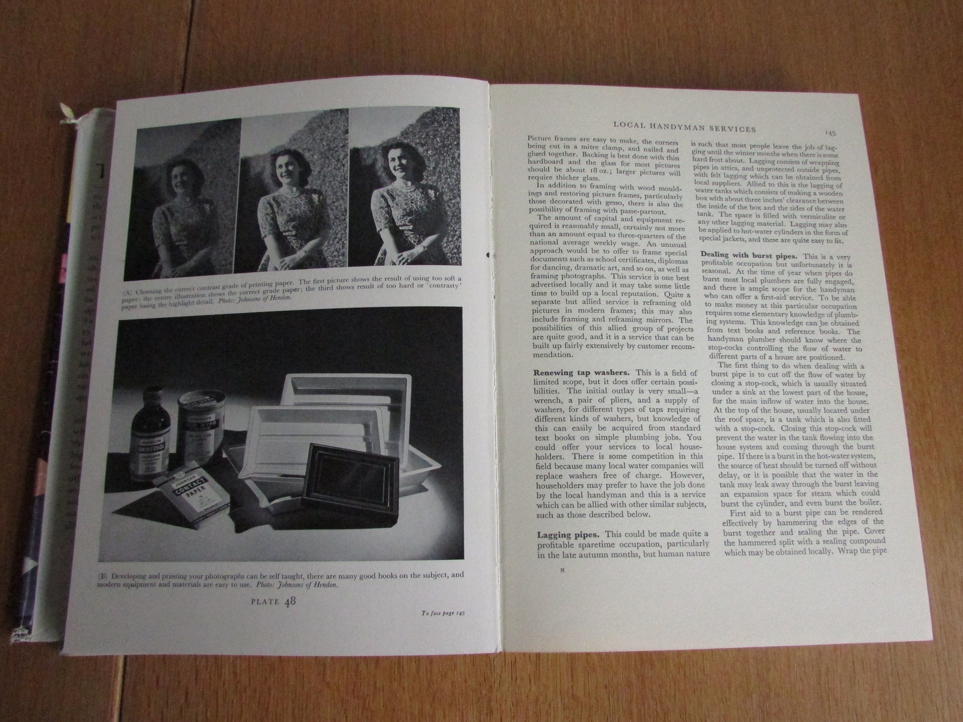 LEISURE 101 Ways of Making a Spare Time Income (Hardback, 1950s)