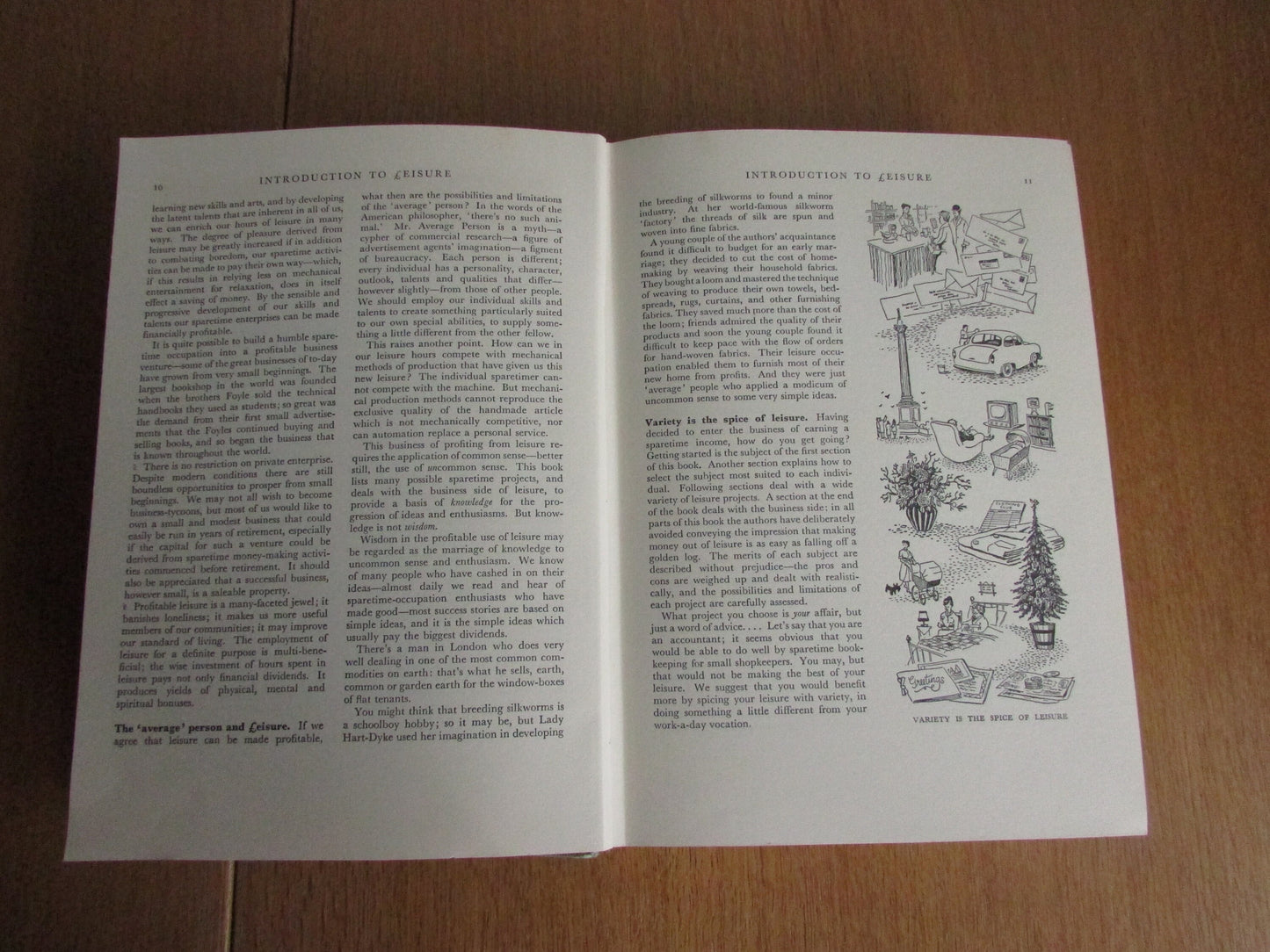 LEISURE 101 Ways of Making a Spare Time Income (Hardback, 1950s)