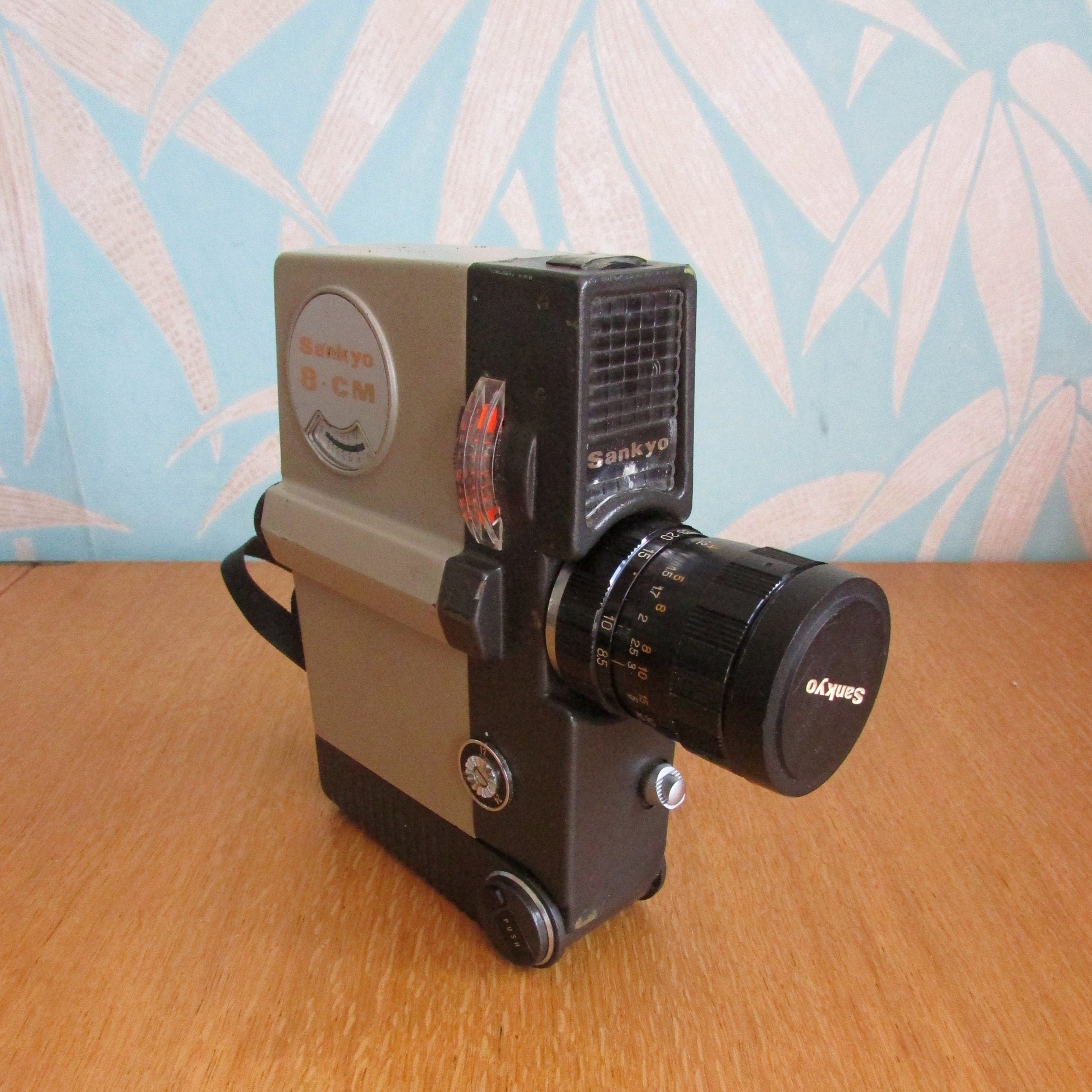1960s Sankyo 8-cm micro zoom cine camera with case, & lens holder
