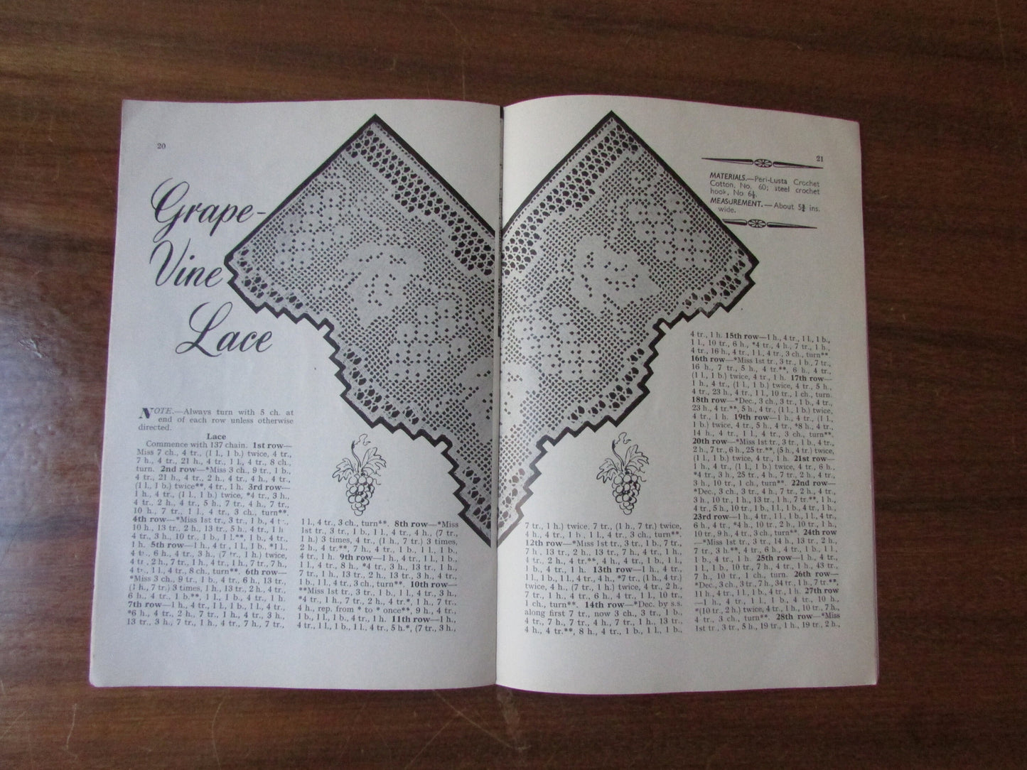 1920s Weldons 'By Request' Crochet 309 pattern booklet