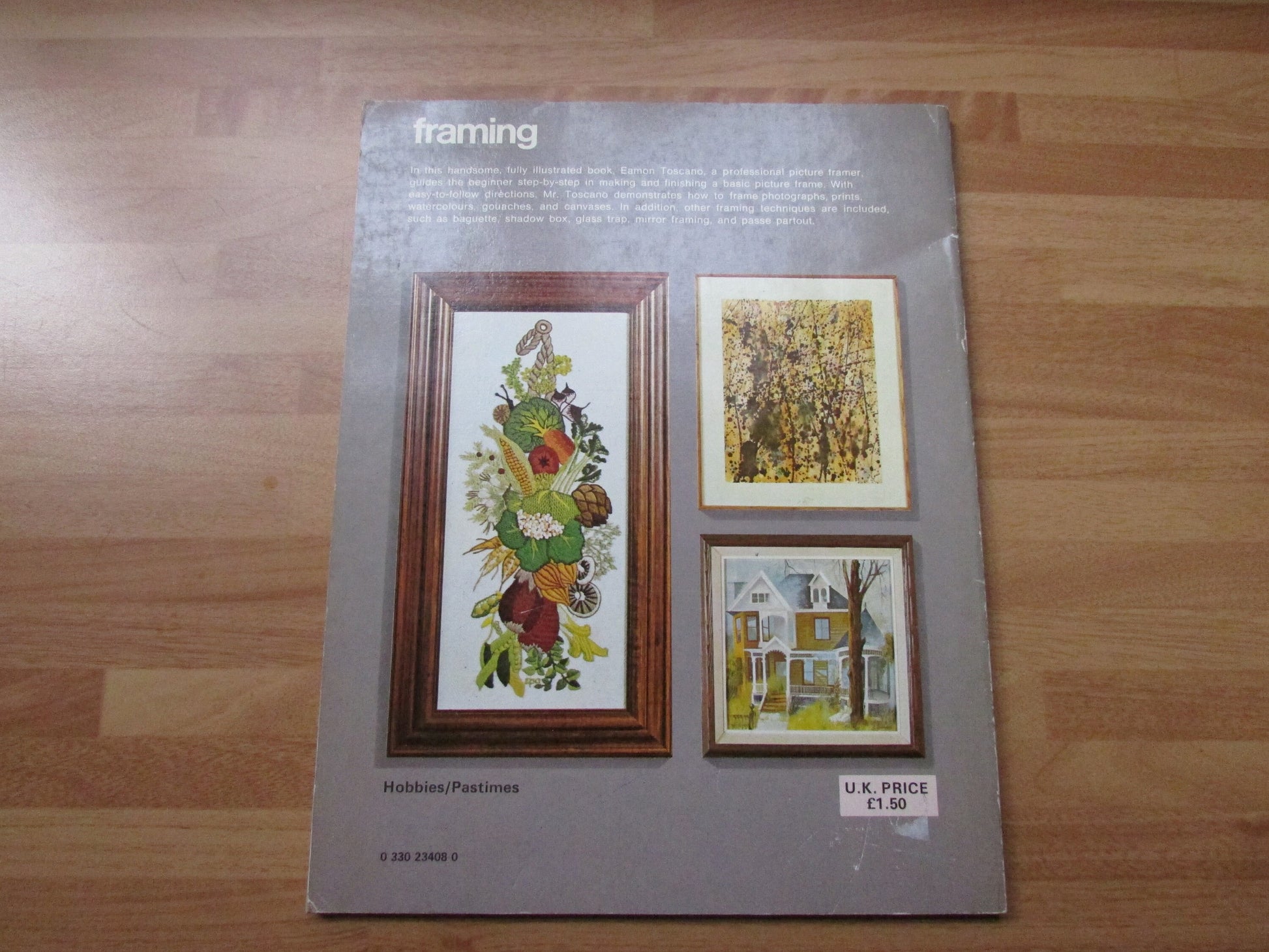 Pan Craft Books Framing, by Eamon Toscano (Softback, 1976)