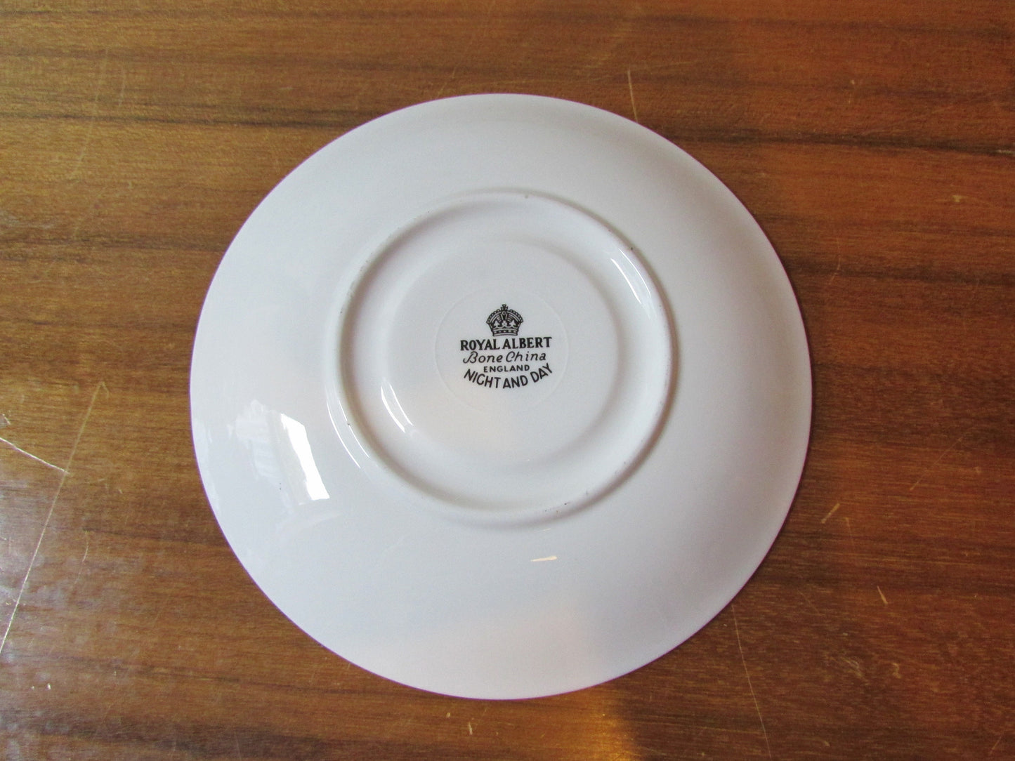 Circa. 1960s Royal Albert Night & Day bone china saucers and side plates