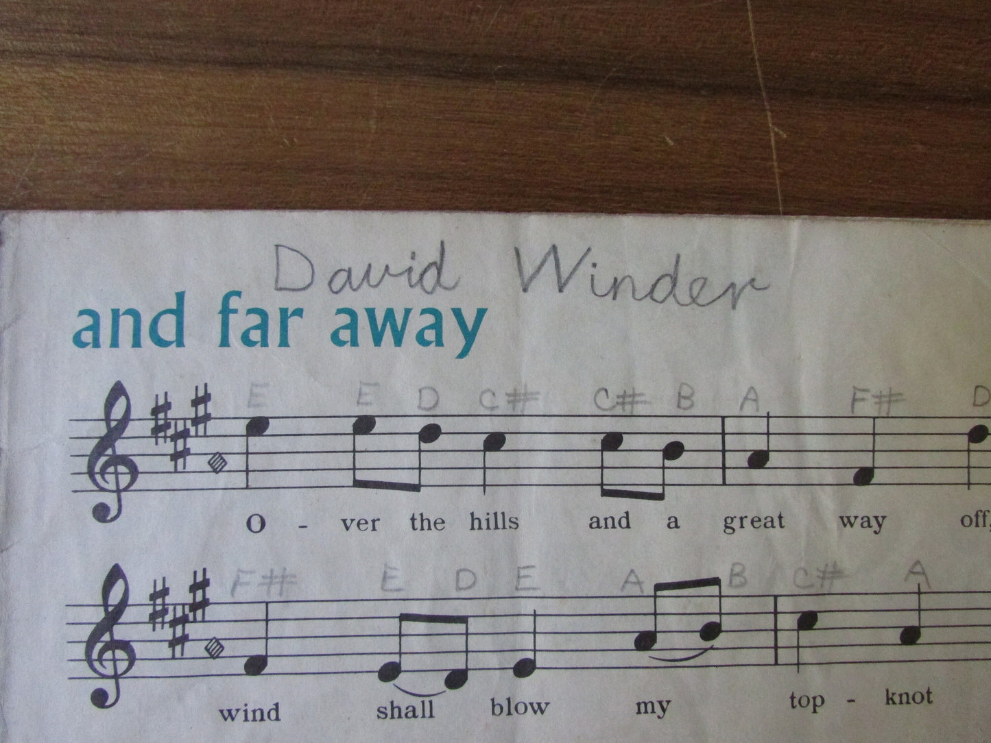 1957 Time and Tune BBC Broadcasts to Schools sheet music