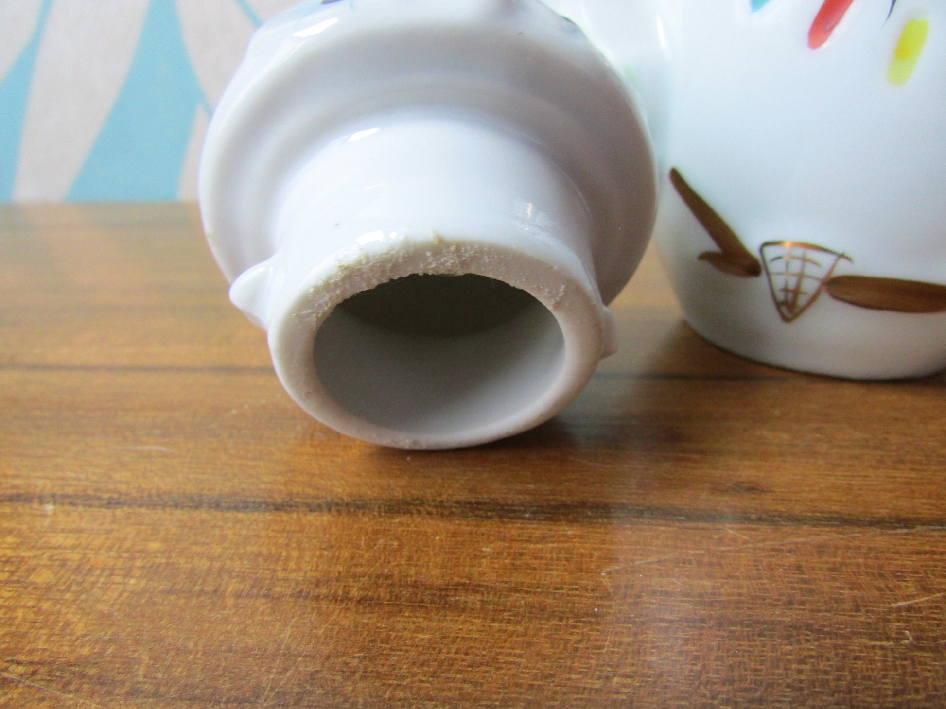 1960s ceramic owl teapot